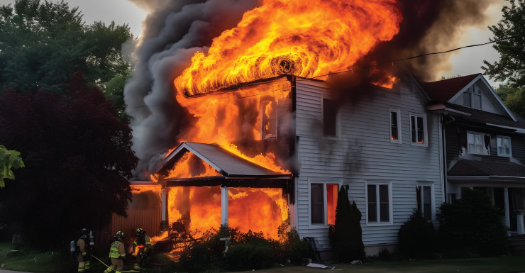 Bomberos rescatan animales tras incendio en casa en Cape Coral