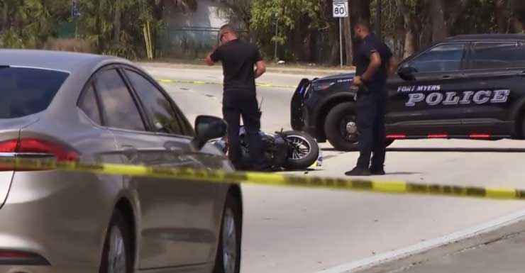 Choque mortal de motocicleta cierra Evans Ave al norte de MLK Blvd en Fort Myers