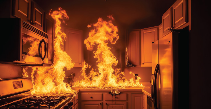 Equipos apagan incendio en un cobertizo detrás de una vivienda en el noroeste de Miami-Dade; no se reportan heridos