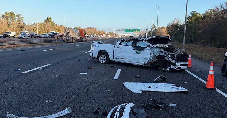 Hombre de Tampa muere tras ser atropellado por un camión de carga después de un choque en la I-75, informan autoridades