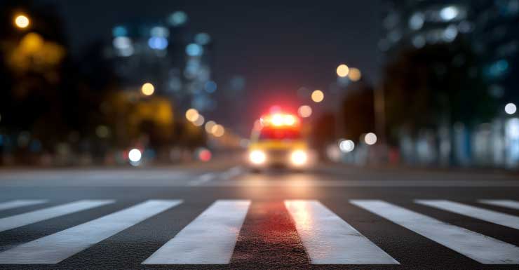 Hombre que usaba andador es atropellado por automóvil en carretera de cuatro carriles en Century