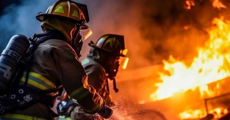 Incendio fatal deja un muerto y un bombero herido