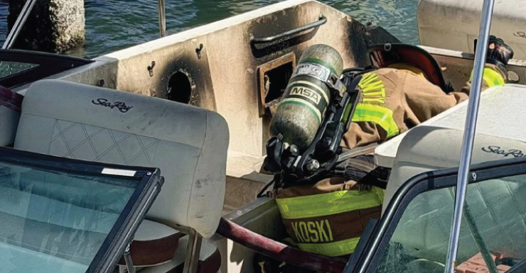 Lanzadera rápida de 25 pies se incendia en hotel Marriott; el fuego ya ha sido extinguido