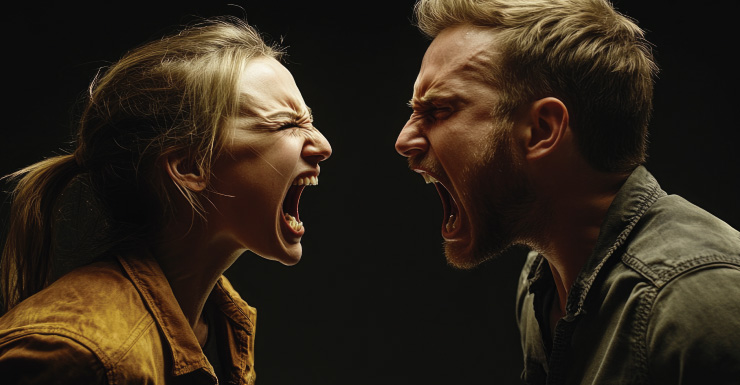 Novia “enojada” presuntamente empuja a su novio al suelo en una cafetería