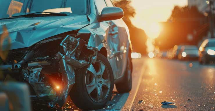 Un auto robado embiste a un oficial de policía antes de estrellarse en Palm Bay