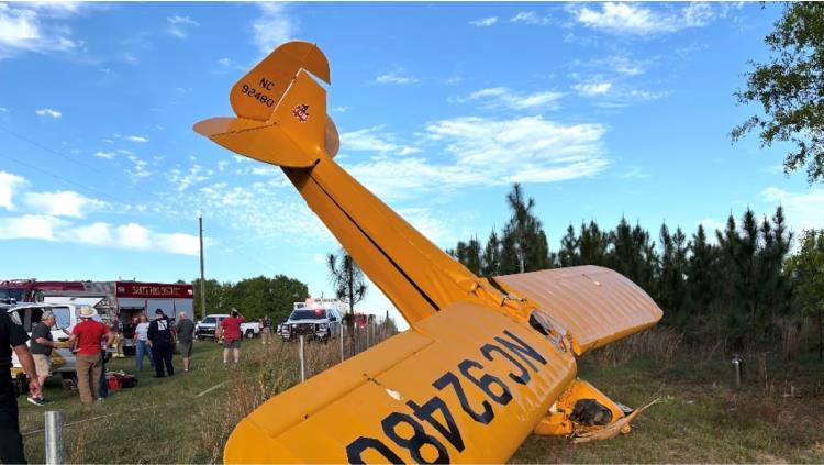 1 herido después de que una avioneta se volcara boca abajo en el Aeropuerto Peter O. Knight en Tampa