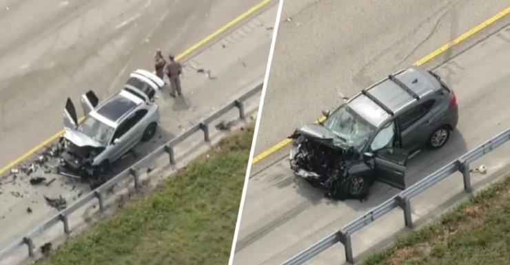 Accidente bloquea carriles en la I-75 en Pines Boulevard