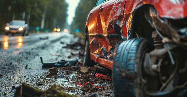 Accidente de vuelco importante congestiona I-75 la tarde del martes