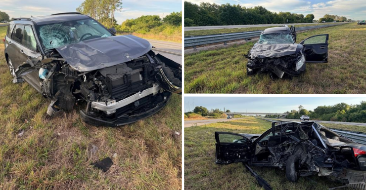 Adolescente gravemente herido en accidente de tres vehículos en la I-75 en Riverview FHP