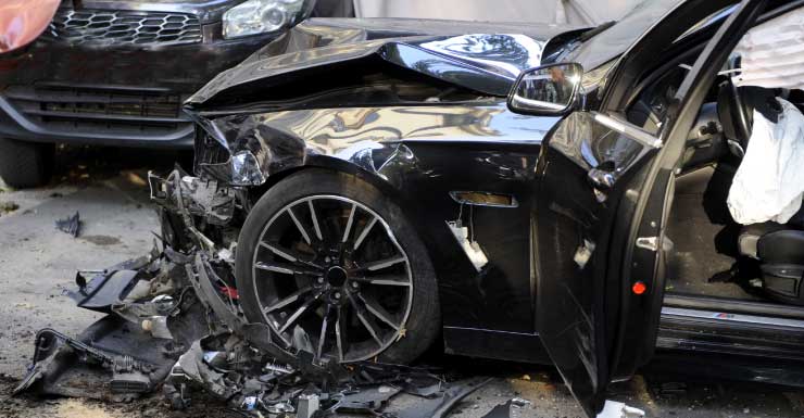 Alerta de tráfico Accidente frente a GCSC