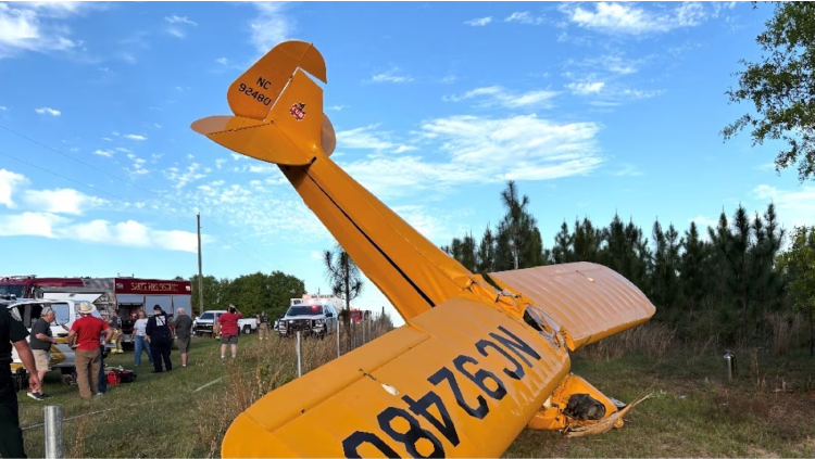 Avioneta se estrella cerca de Baker tras falla de motor