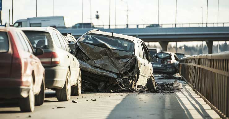 Carriles en dirección este de MacArthur Causeway cerrados tras accidente, según la policía