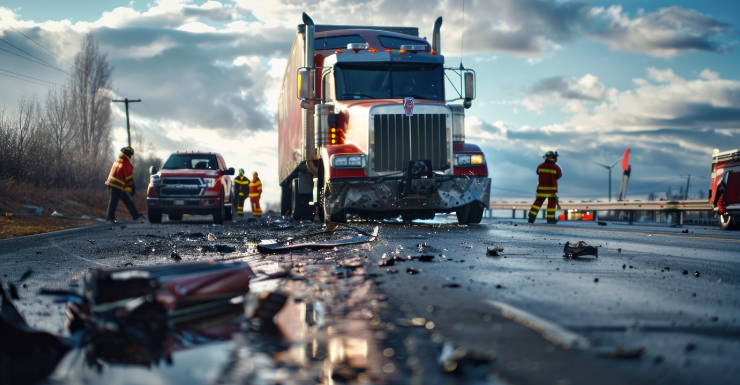 EN VIVO Camión volcado provoca el cierre total de la I-75 en dirección norte en la línea del condado Sumter-Marion