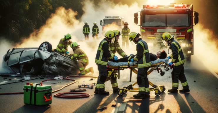 Joven de 18 años muere tras salir expulsado de un vehículo que volcó en Hudson, según FHP