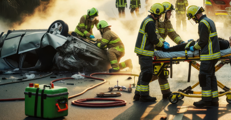 Paramédico de carretera (Road Ranger), conductor y un menor heridos en choque en la Sawgrass Expressway en Coral Springs