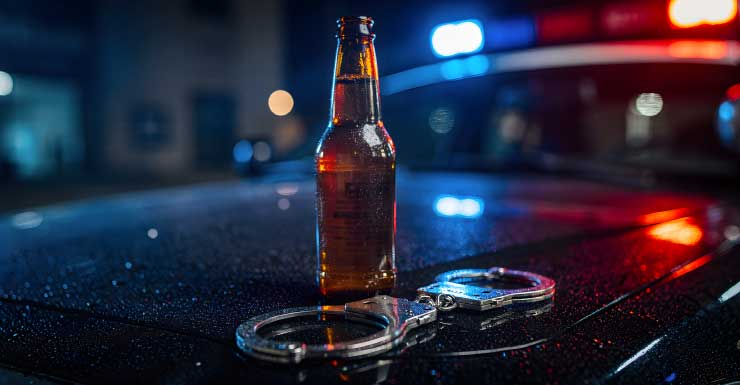 Señal metálica en medio de la carretera lleva al arresto de una mujer de Fort Myers acusada de DUI y fuga tras accidente