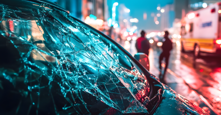 Vehículo se parte en dos tras accidente en Homestead