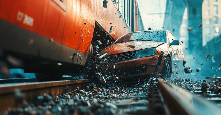 1 muerto después de que un tren Tri-Rail chocara con un SUV en Oakland Park