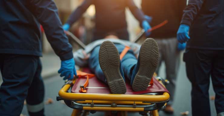 7 heridos, incluido 1 niño, tras choque entre un camión de cemento y un taxi en una salida de la I-595