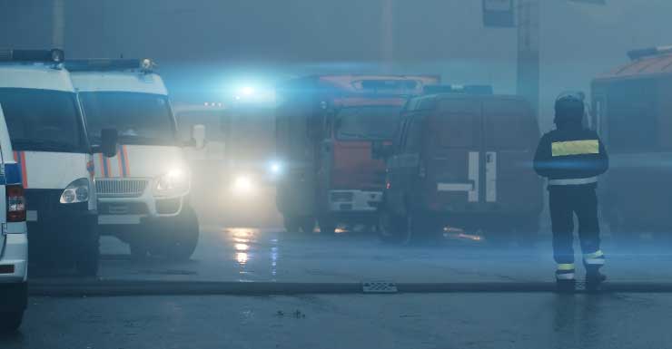 Alerta de tráfico todos los carriles bloqueados en la I-295 en dirección sur en Heckscher Drive tras choque múltiple