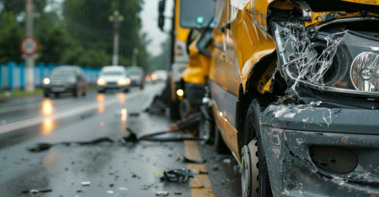 Autobús escolar choca en John Young Parkway, según la policía de Orlando