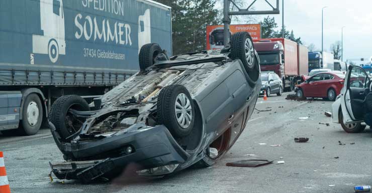 Choque grave en la I-95 cierra carriles en dirección norte en Daytona Beach