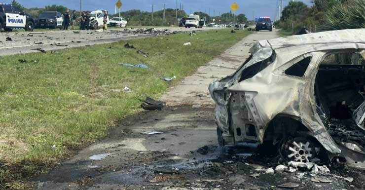Choque por conductor en sentido contrario en U.S. 1 deja un muerto y cuatro heridos, incluidos niños