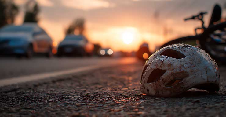 Ciclista sufre lesiones en accidente con fuga en una rotonda en The Villages