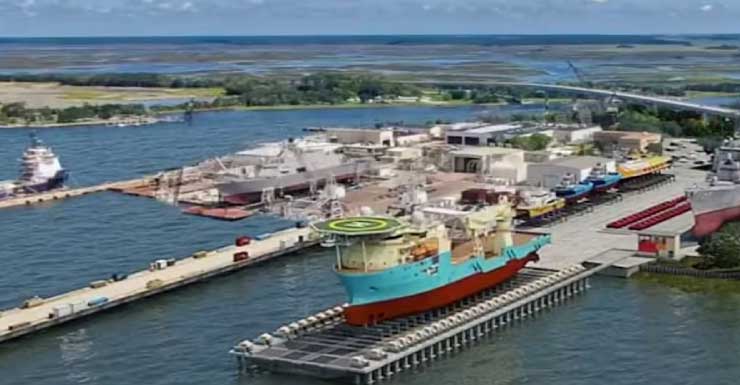 Empleado muere en accidente en el astillero de BAE Systems en Jacksonville