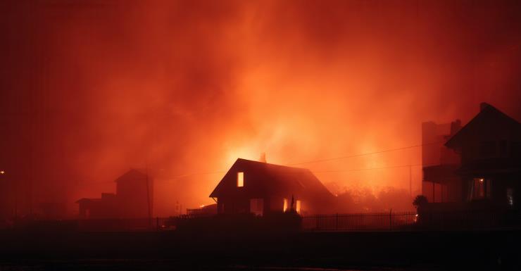 Explosión de municiones durante incendio destruye el garaje de una vivienda en SW 26th Place en Cape Coral