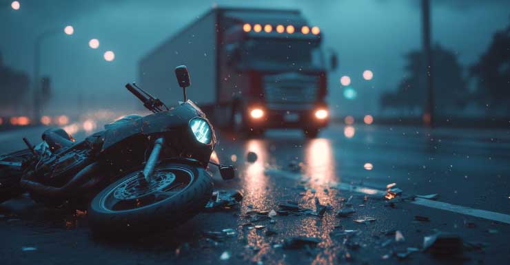 Motociclista muere en choque con un camión volquete en la U.S. 41