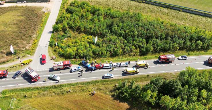 Muere un hombre en choque en la I-75 en el condado de Marion; otro resulta gravemente herido
