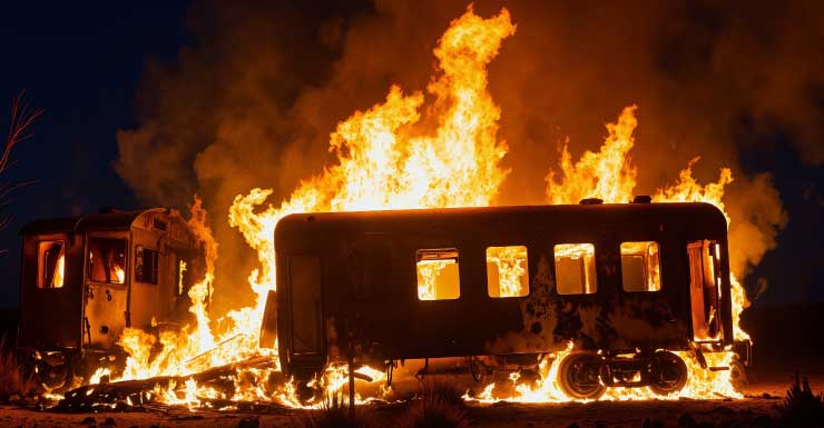 Mujer y su perro rescatados de incendio en casa móvil en el condado de Collier