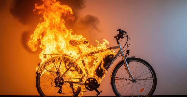 Una bicicleta eléctrica cargándose provoca un incendio en una casa móvil en Ocala
