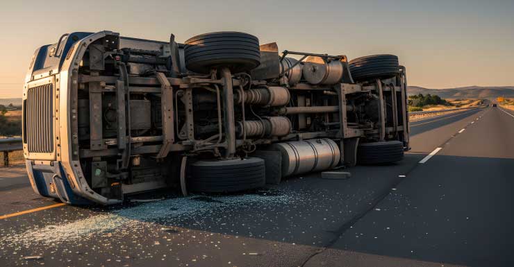 3 muertos y 4 heridos tras accidente de camión de carga en la I-75 en el condado de Collier