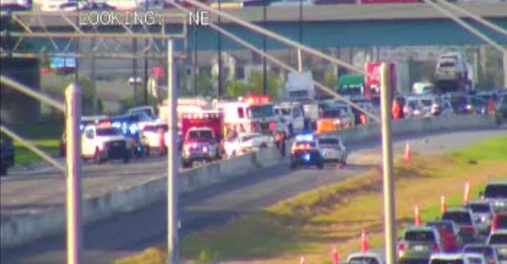 Accidente causa retrasos en los carriles en dirección oeste de la I-4 en zona turística del condado de Orange