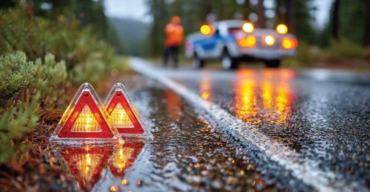 Accidente con camión semirremolque en Waldo Road causa cierre de carril