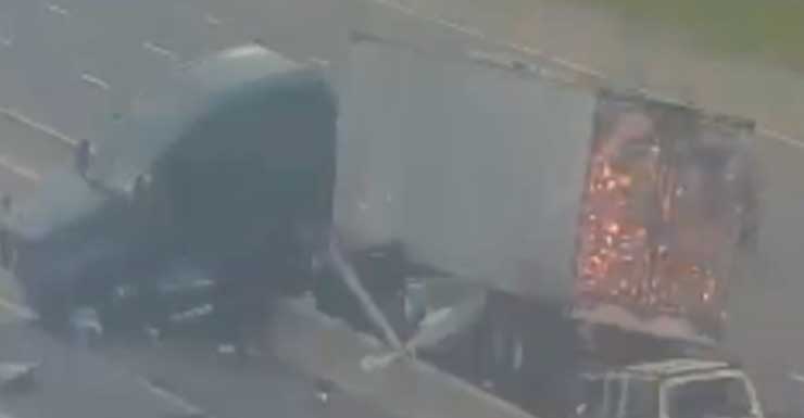 Accidente de cuatro vehículos provoca retrasos en la Florida’s Turnpike, en el condado de Orange