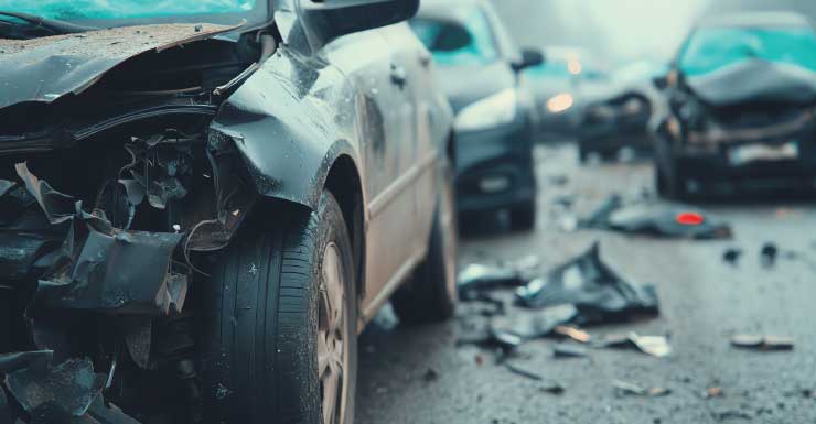Accidente en la I-95 en dirección sur en Miami-Dade bloquea carriles y provoca fuertes retrasos