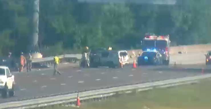 Accidente grave bloquea la I-75 la mañana del jueves