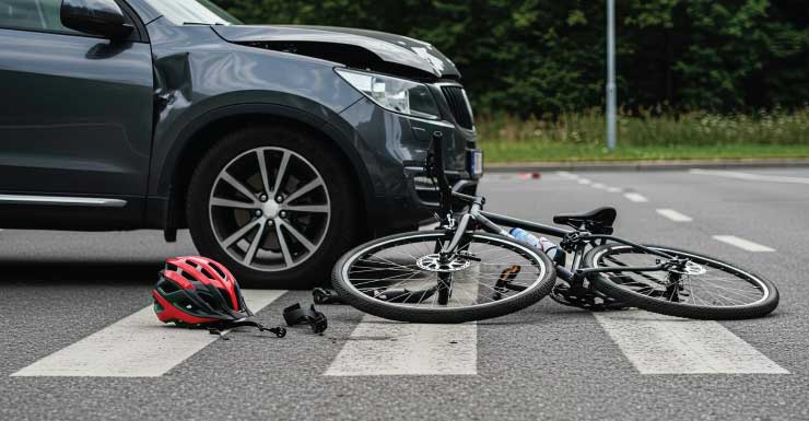 Ciclista resulta gravemente herido en accidente con una SUV y una camioneta en la U.S. 98 del condado de Santa Rosa