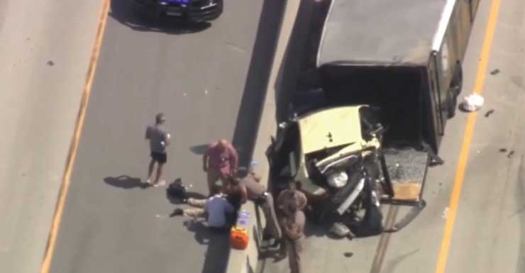 Dos agentes de la FHP hospitalizados tras accidente en la Turnpike en el noroeste de Miami-Dade