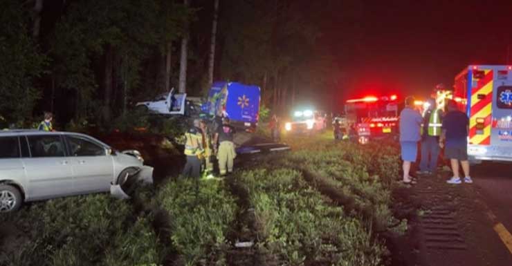 La FHP investiga un accidente de varios vehículos en la I-10
