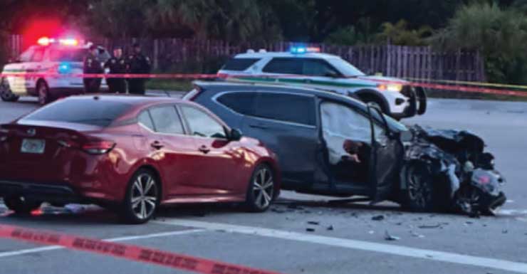 Motociclista de 22 años muere en violento accidente en South Jog Road, en Greenacres