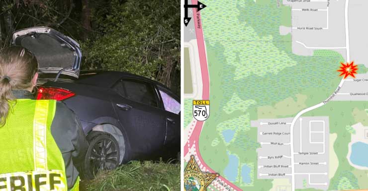 Polk County investiga accidente fatal de un solo vehículo PCSO
