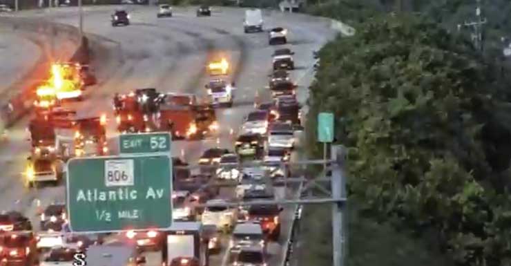 Se reabren los carriles de la I-95 Sur en Delray Beach tras accidente con heridos
