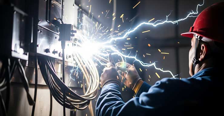 Trabajador sufre electrocución en un poste eléctrico en Cape Coral; parte de Burnt Store Road permanece cerrada