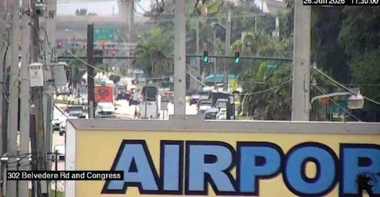 Un accidente grave bloquea la entrada al aeropuerto en Belvedere y Perimeter; todos los carriles permanecen cerrados.