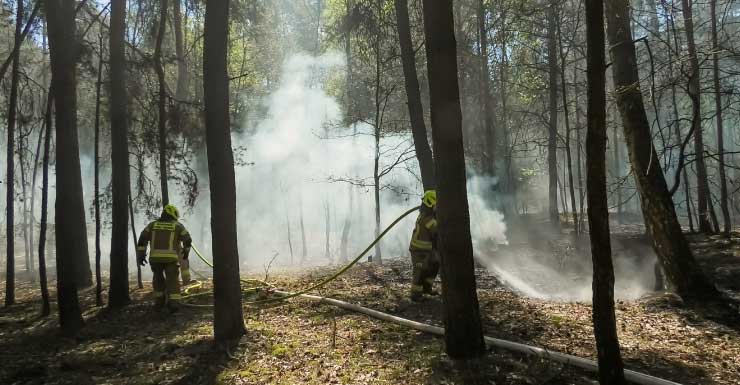 Video Vehículo se incendia en la SR-528 en el Condado de Orange
