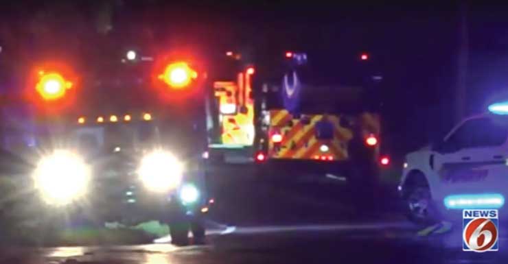 Conductor muere después de que una camioneta se saliera de la carretera y se incendiara en el Condado de Seminole, informan las autoridades